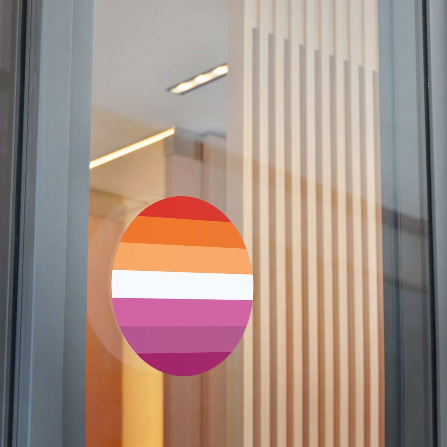 Lesbian Pride Flag Vinyl Sticker