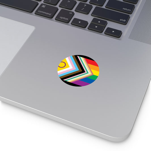 Disability Inclusive Progress Pride Flag 2 Vinyl Sticker