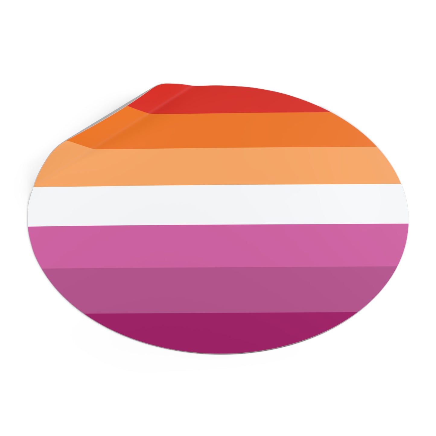 Lesbian Pride Flag Vinyl Sticker