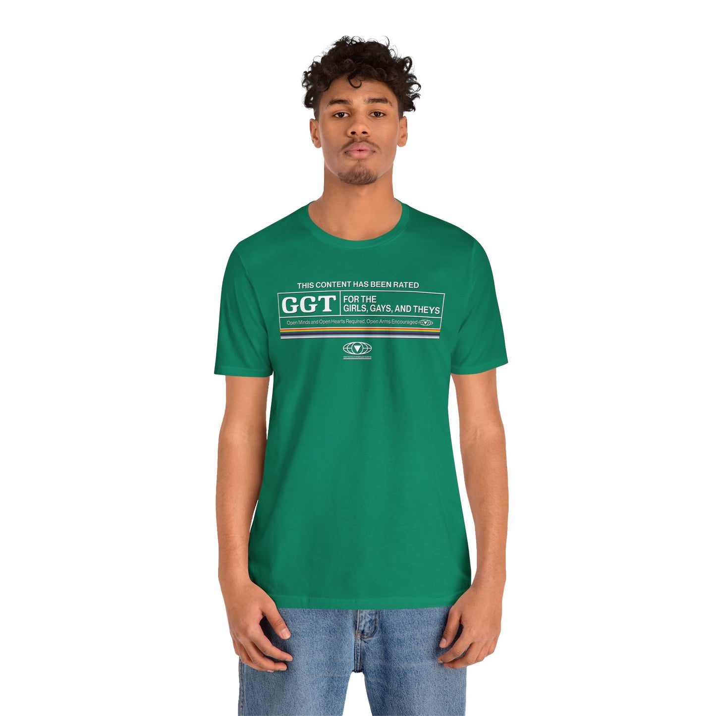 For the Girls, Gays, and Theys T-Shirt — MPAA Ratings Parody Tee