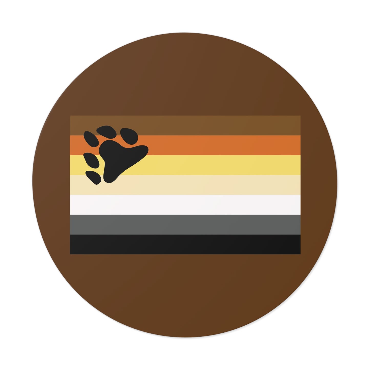 Bear Pride Flag 1995 Pride Flag Vinyl Sticker