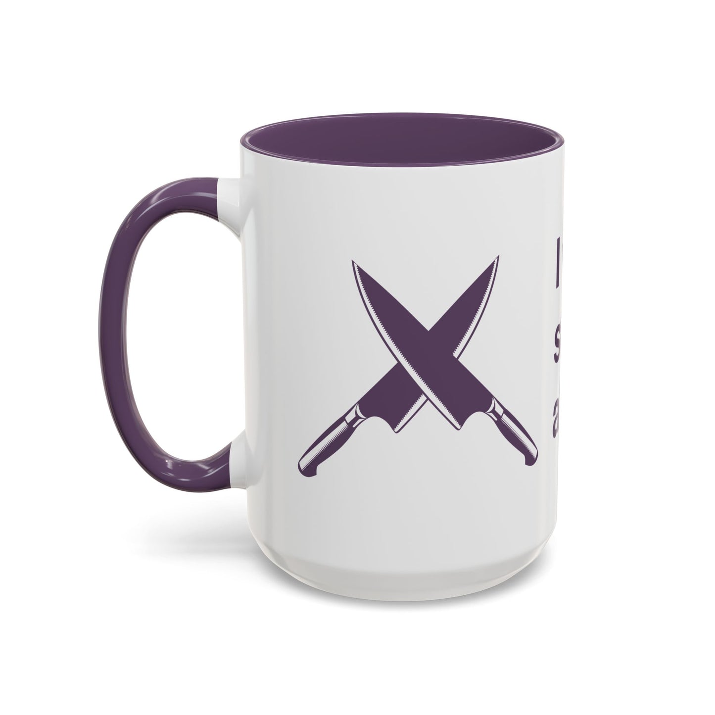 I will never stop worrying about Britney, White with Purple Accent Coffee Mug (11, 15oz)