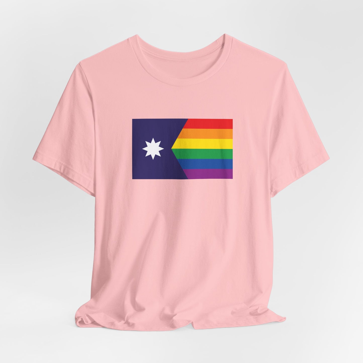Minnesota Rainbow Pride Flag T-shirt, Several Color Options