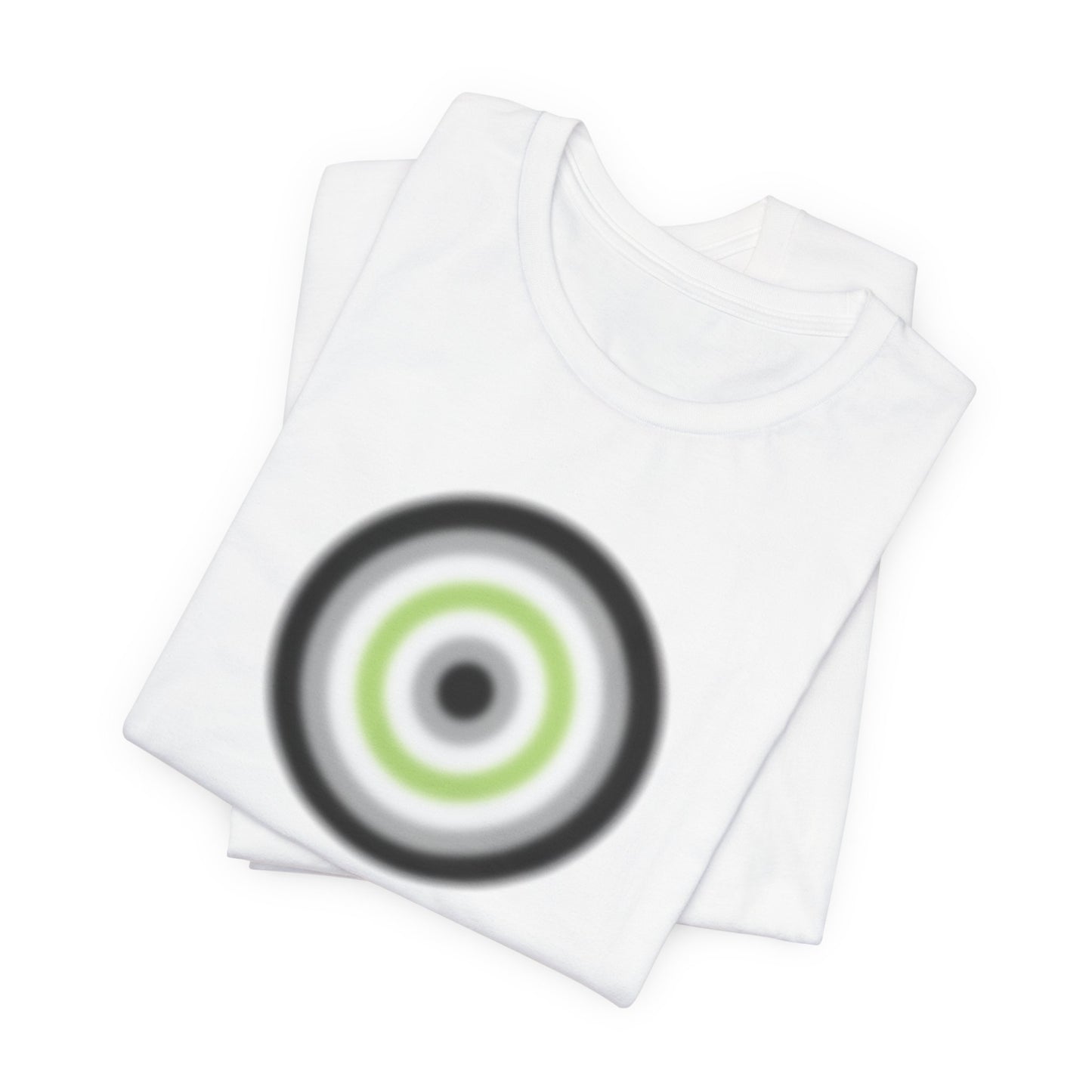 Agender Pride Gradient Orb T-Shirt — Minimalist Agender T-Shirt