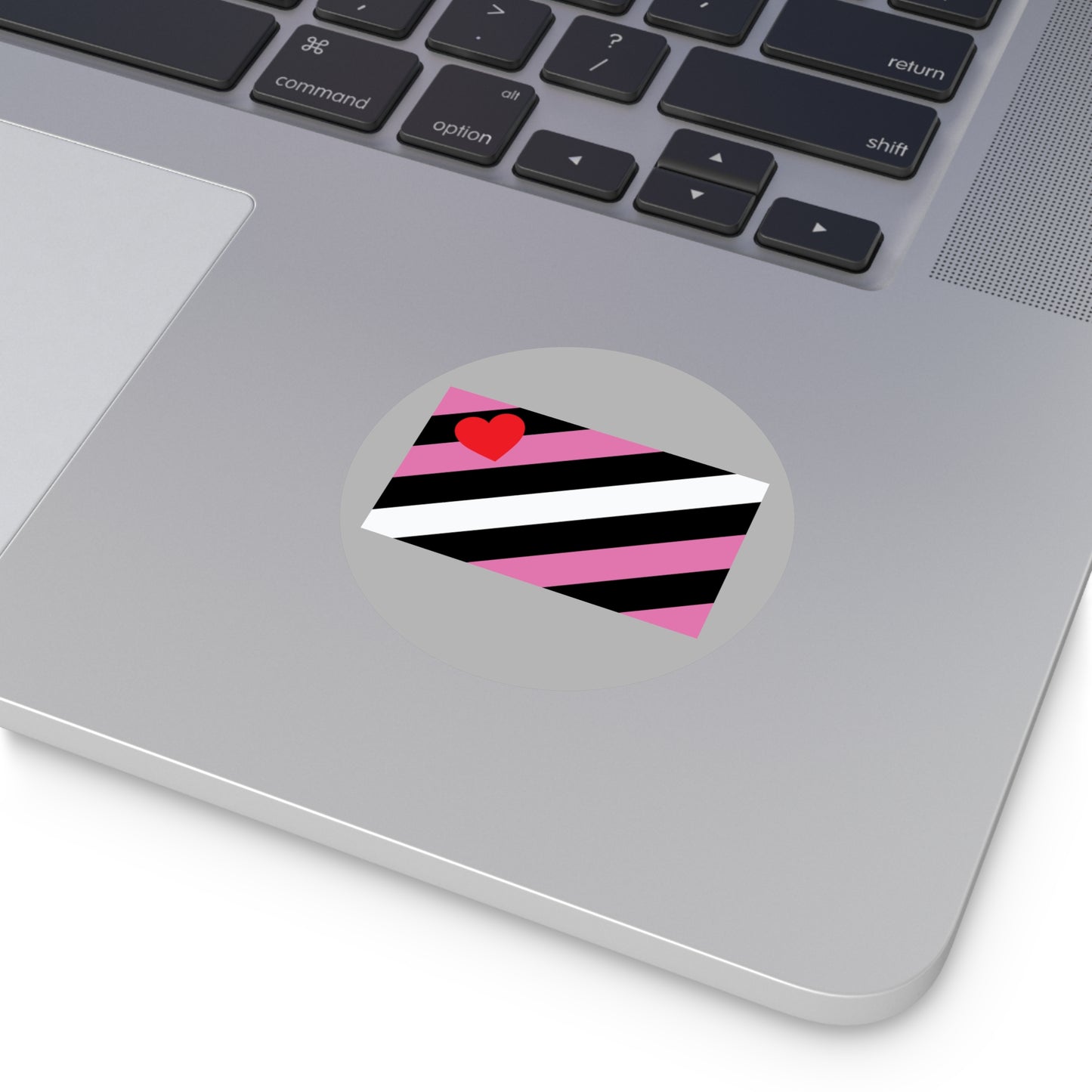 Leather Girl Pride Flag Vinyl Sticker