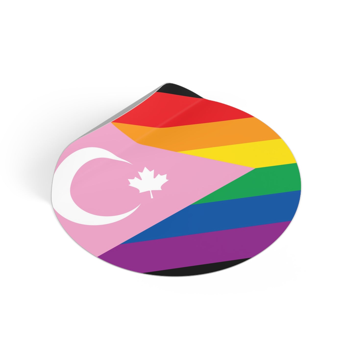 Queer Muslim Community Canada Pride Flag Vinyl Sticker