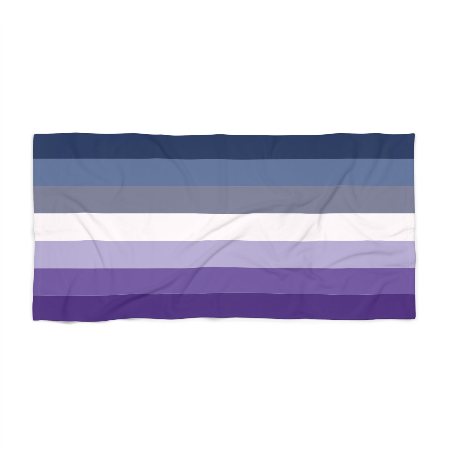 Butch Lesbian Pride Flag Beach Towel - horizontal stripe deco