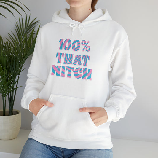 100% THAT WITCH Hoodie - trans deco spiral