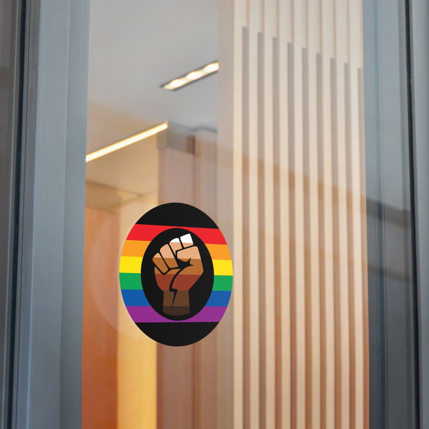 Queer POC Gay Pride Flag Vinyl Sticker