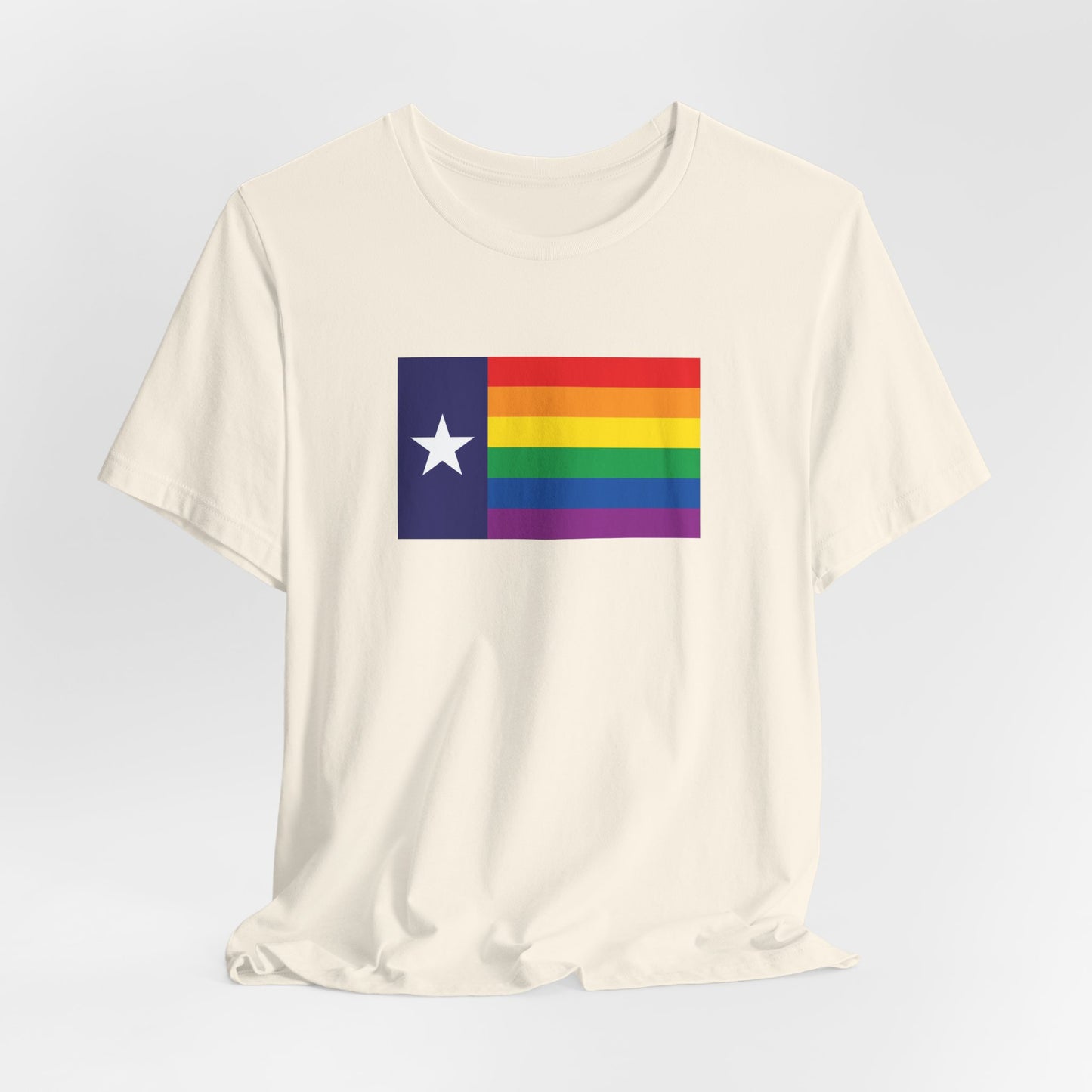 Texas Rainbow Pride Flag T-shirt, Several Color Options