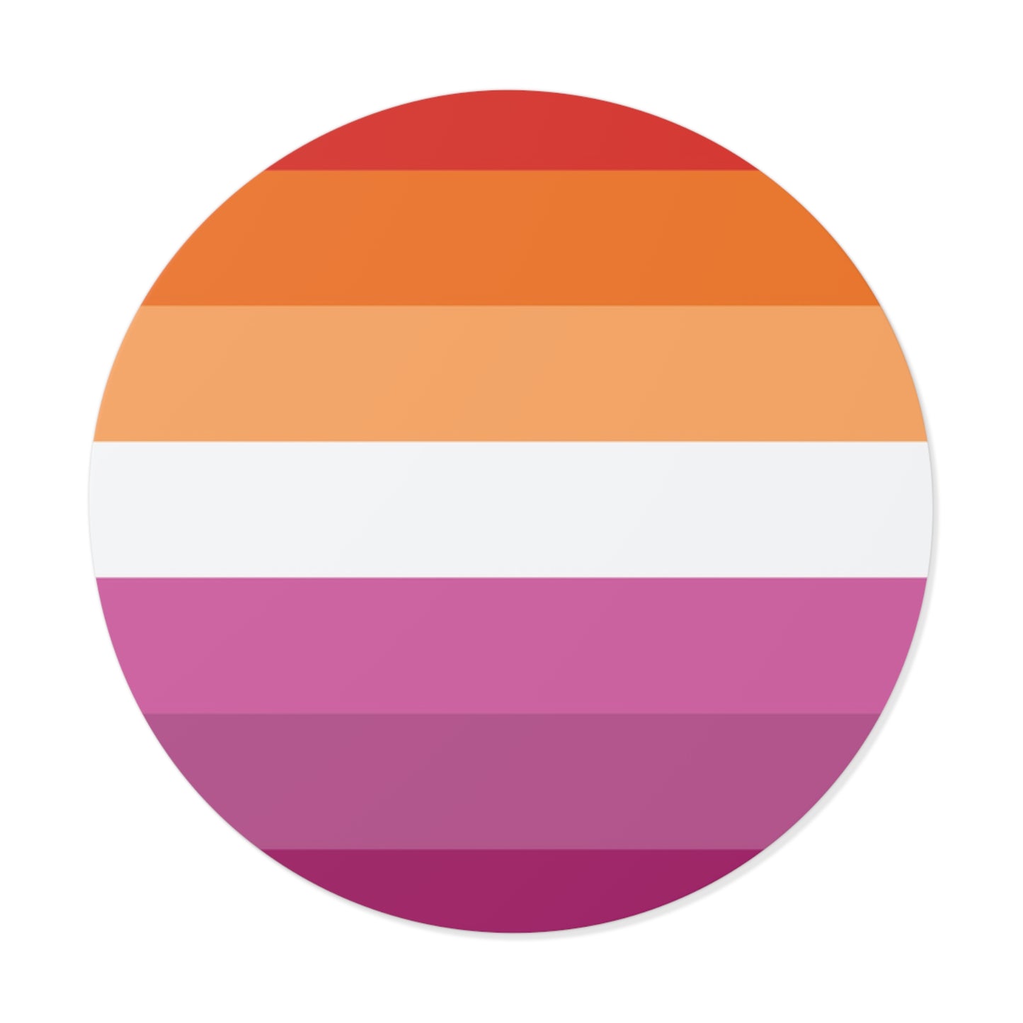 Lesbian Pride Flag Vinyl Sticker