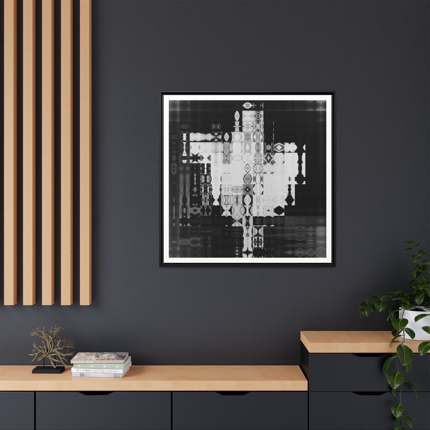 Iconic Hollywood Movie Star Marilyn Monroe, Iconic Flying Skirt Moment, Abstract Portrait Collage Art — Matte Canvas, Framed (Multi-color options)
