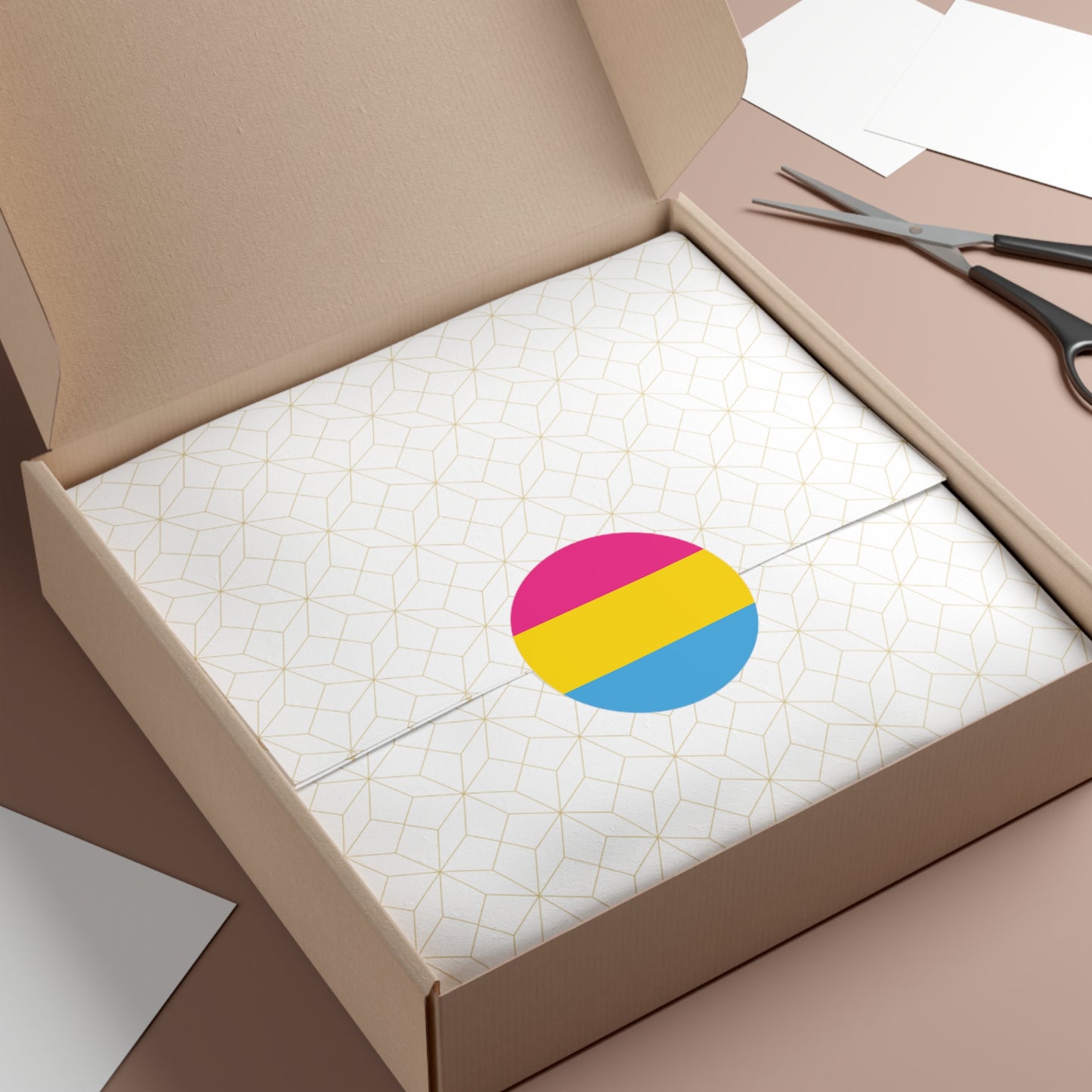 Pansexual Pride Flag Vinyl Stickers