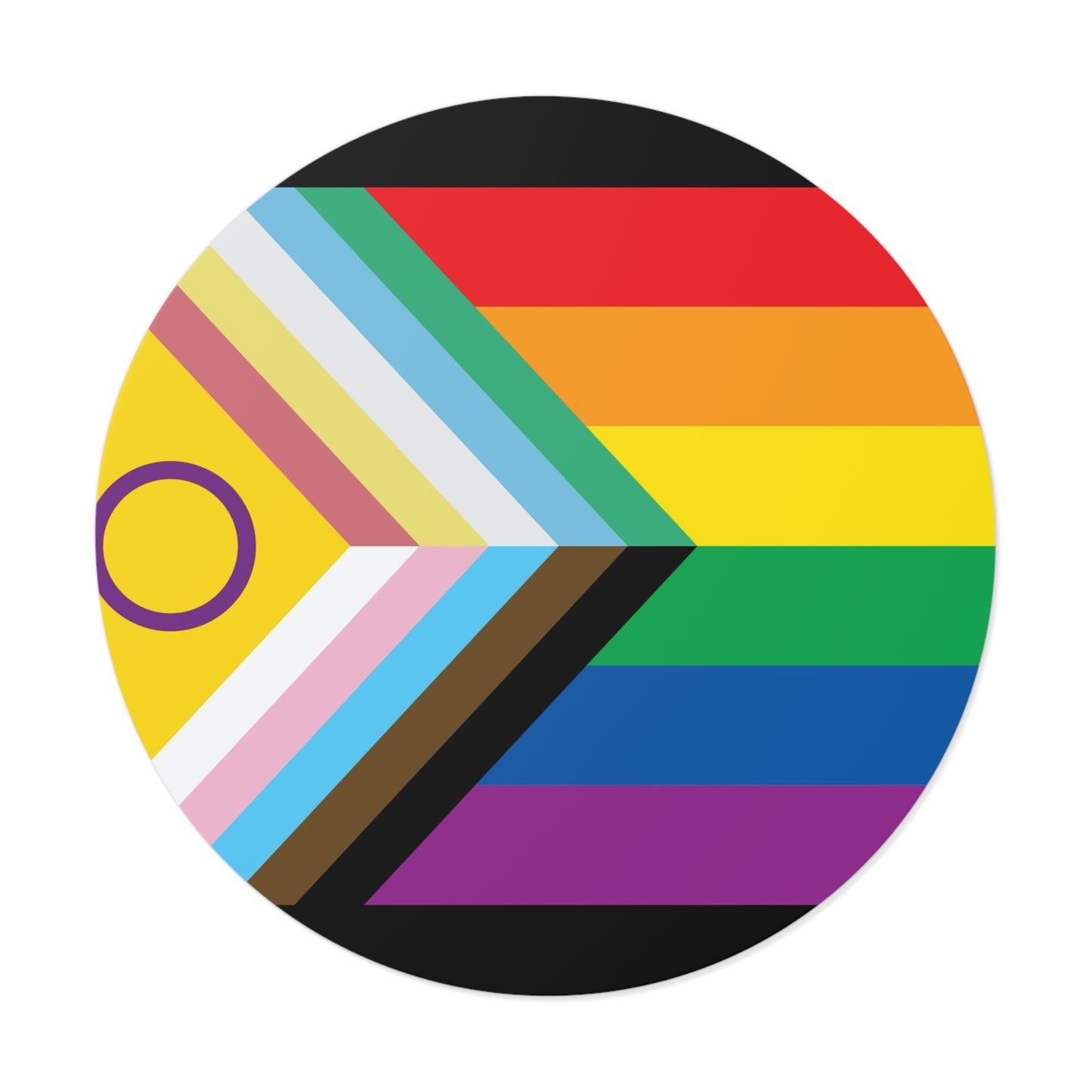 Disability Inclusive Progress Pride Flag 1 Vinyl Sticker
