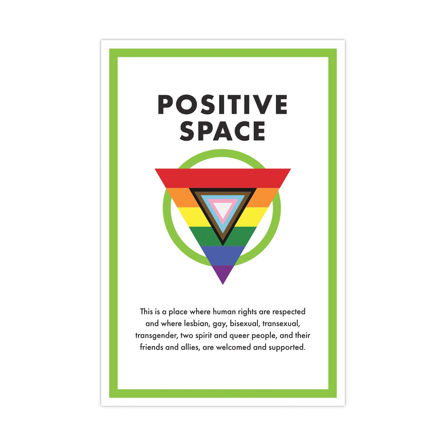 POSITIVE SPACE Poster