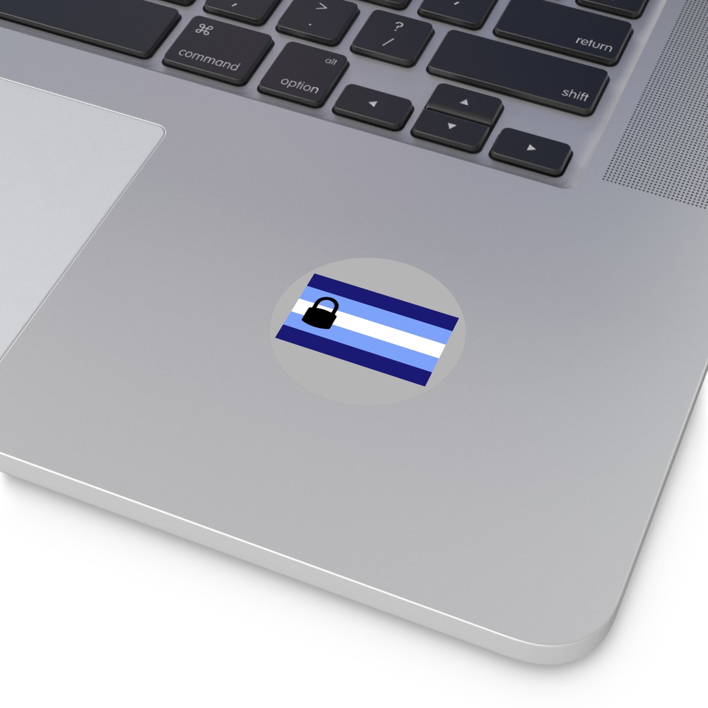Chastity Pride/TeamLocked Pride Flag Vinyl Sticker