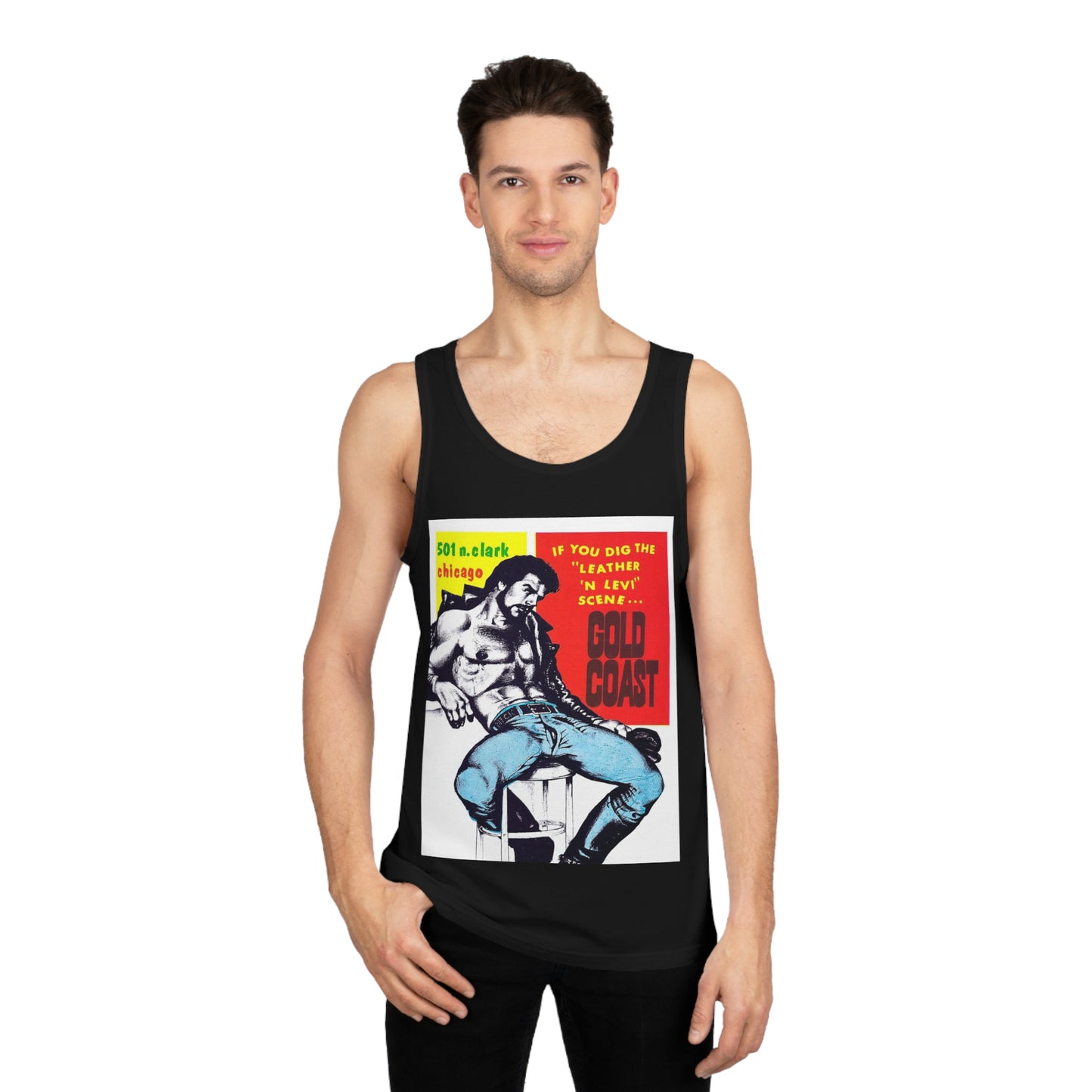 Gold Coast Chicago Tank Top, Leather 'n Levi Scene