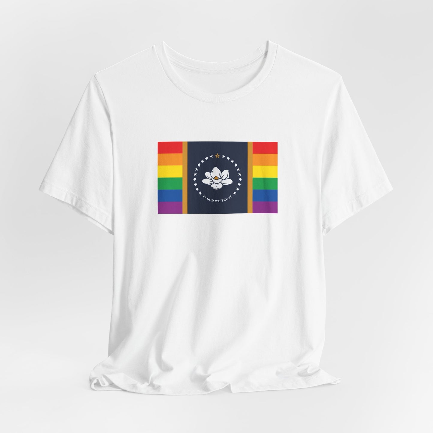 Mississippi Rainbow Pride Flag T-shirt, Several Color Options