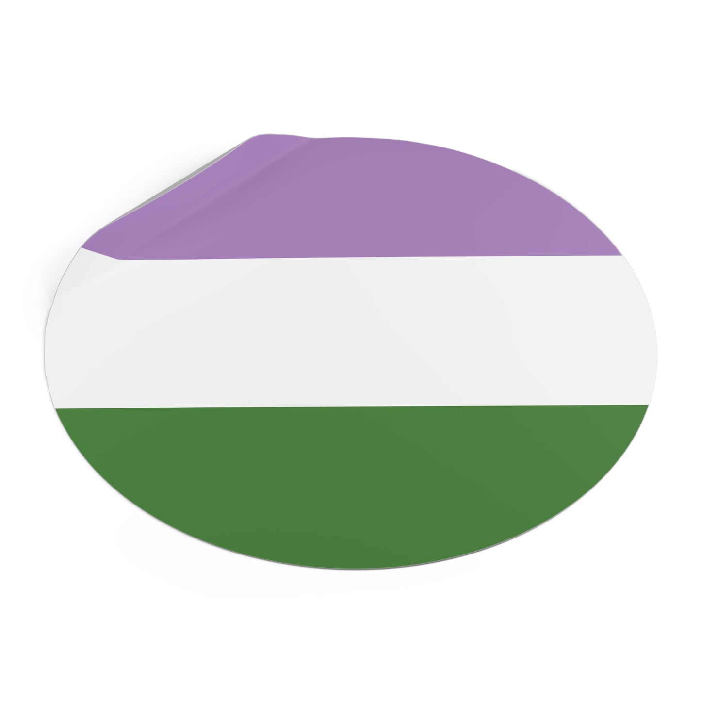 Genderqueer Pride Flag Vinyl Sticker