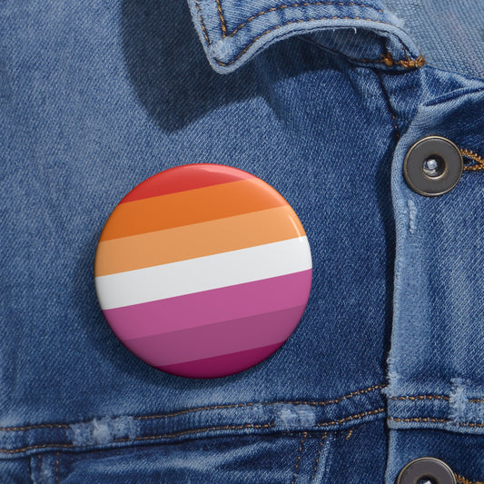 Lesbian Pride Flag Pin Button