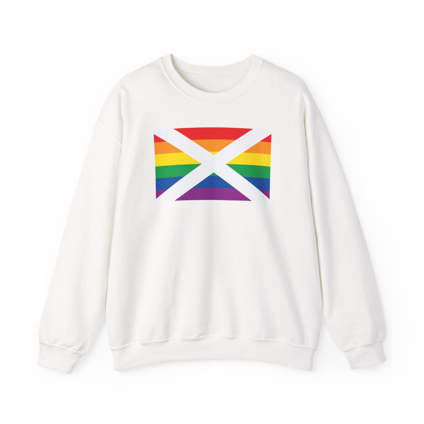 Alabama Rainbow Pride Flag  "UNITED" Unisex Crewneck Sweatshirt