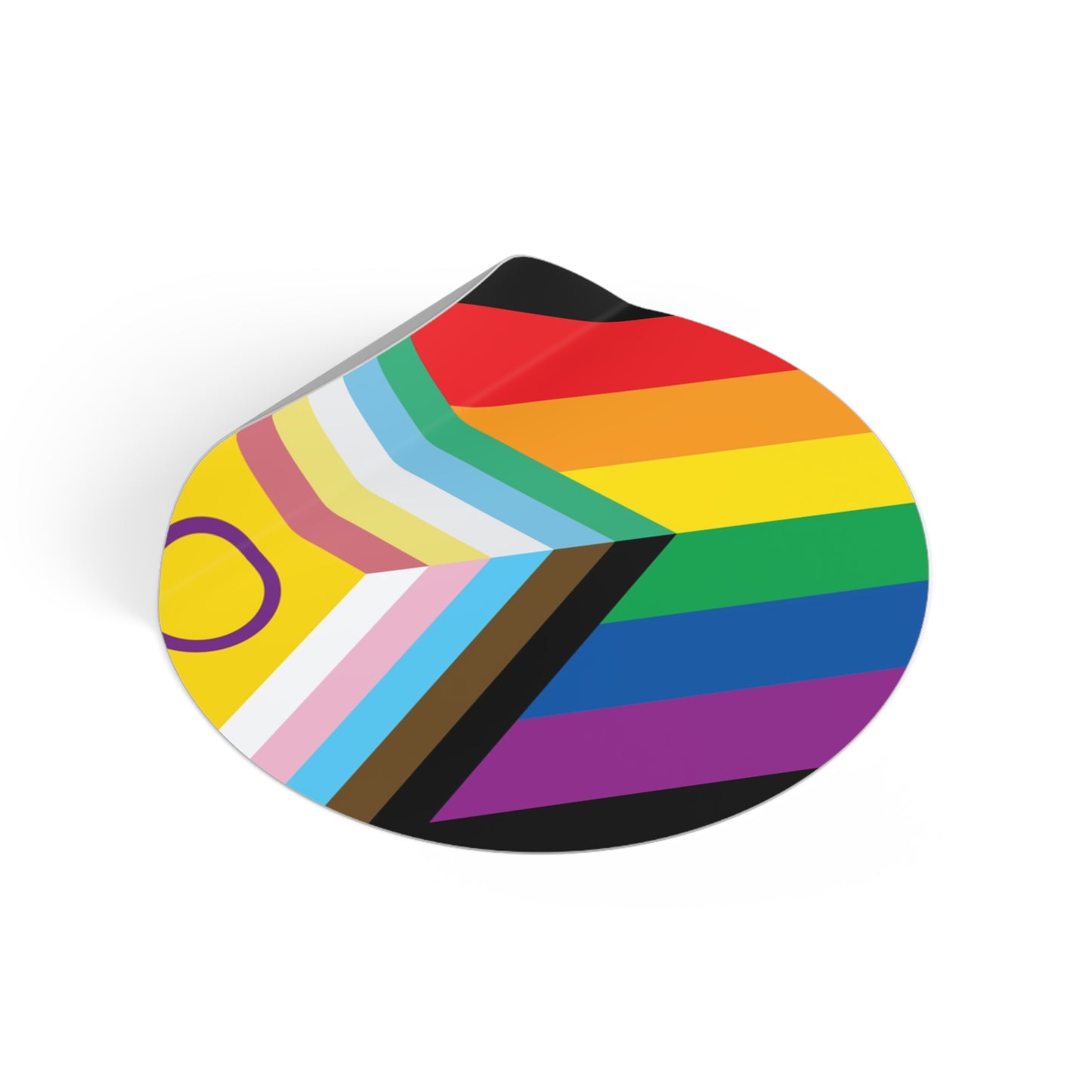 Disability Inclusive Progress Pride Flag 1 Vinyl Sticker