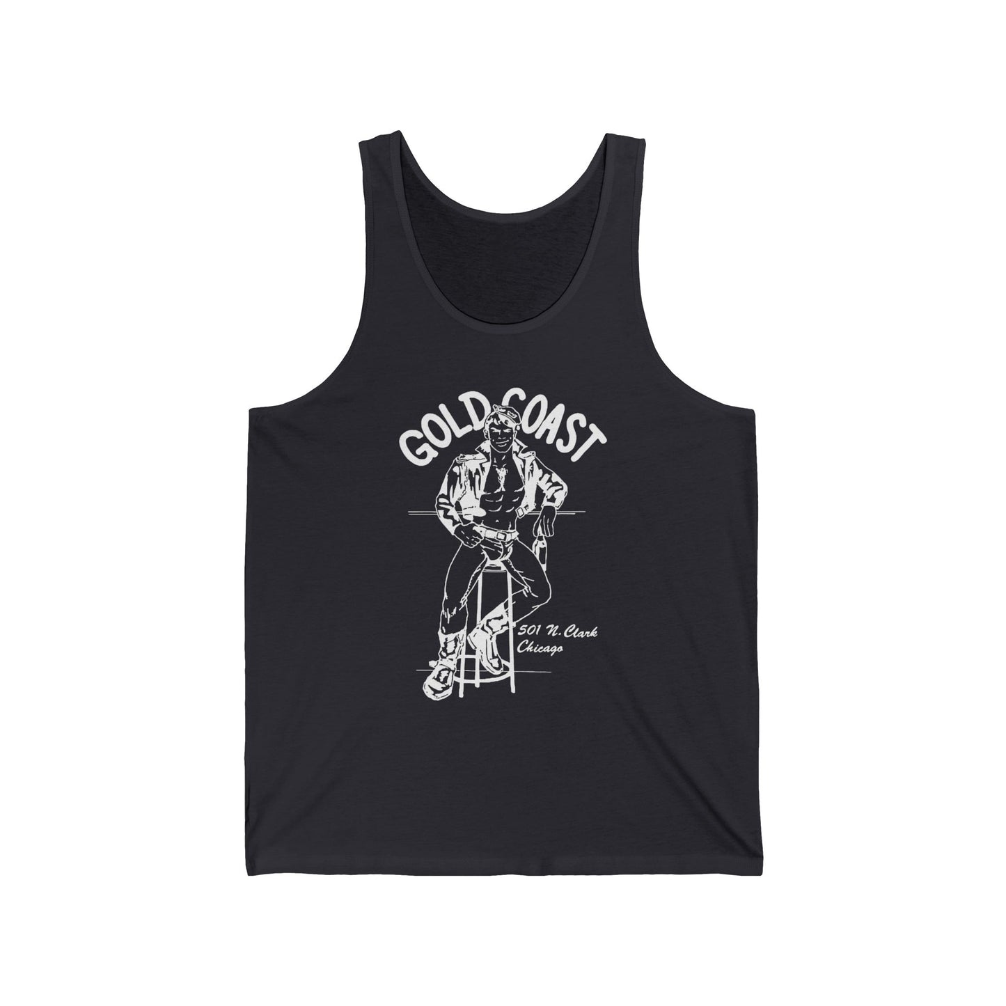 GOLD COAST Tank Top - Historic Queer Bar & Leather Culture Tribute