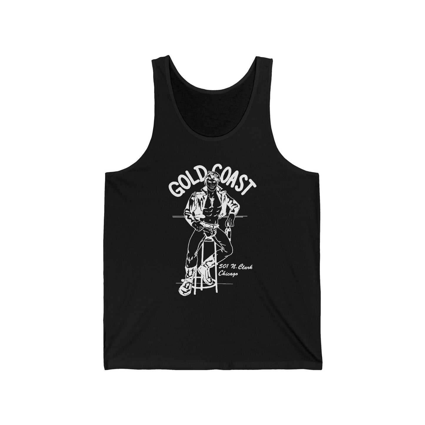 GOLD COAST Tank Top - Historic Queer Bar & Leather Culture Tribute