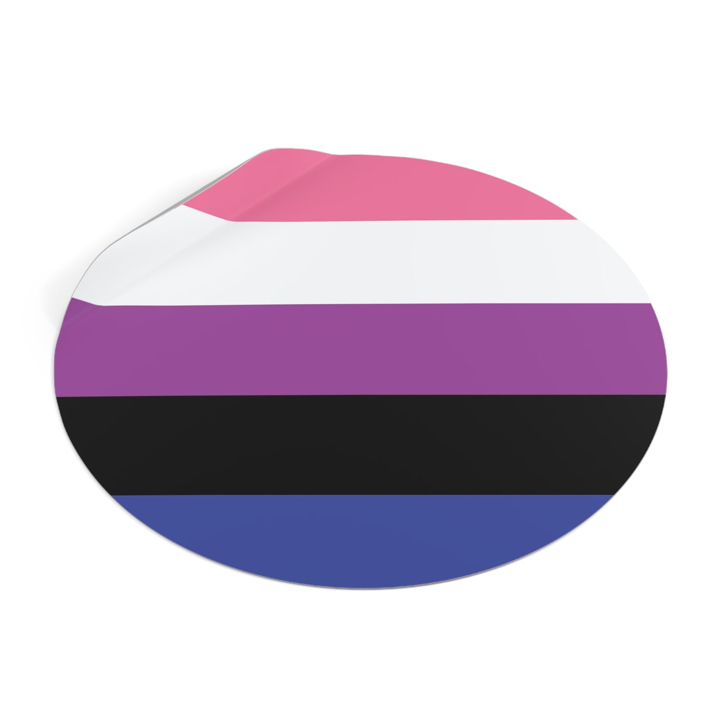 Genderfluid Pride Flag Vinyl Sticker