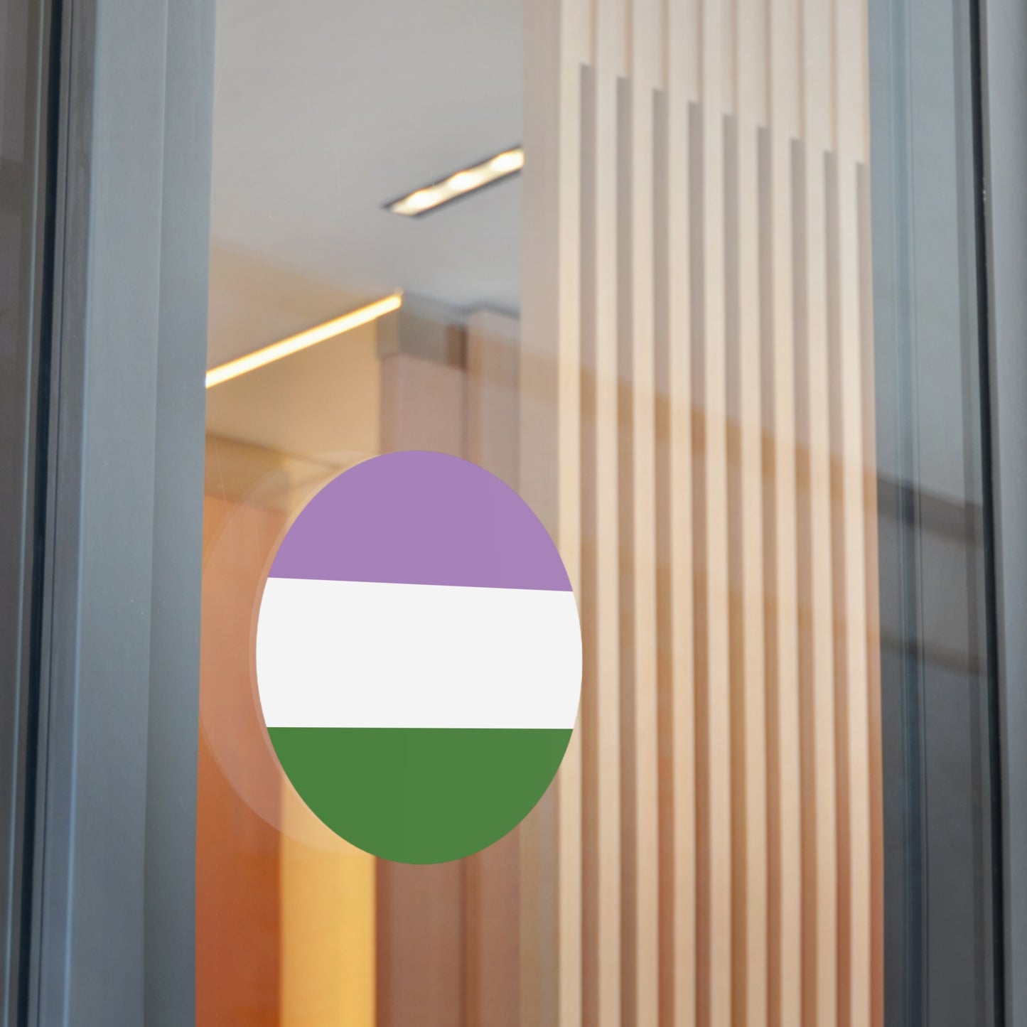 Genderqueer Pride Flag Vinyl Sticker