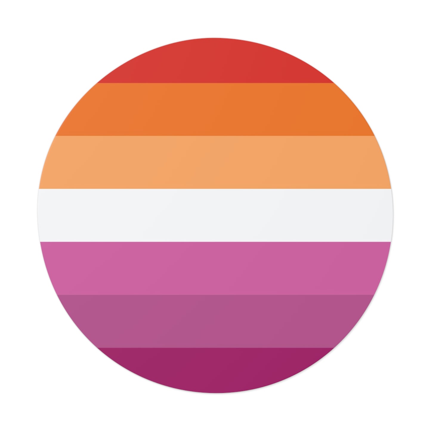 Lesbian Pride Flag Vinyl Sticker