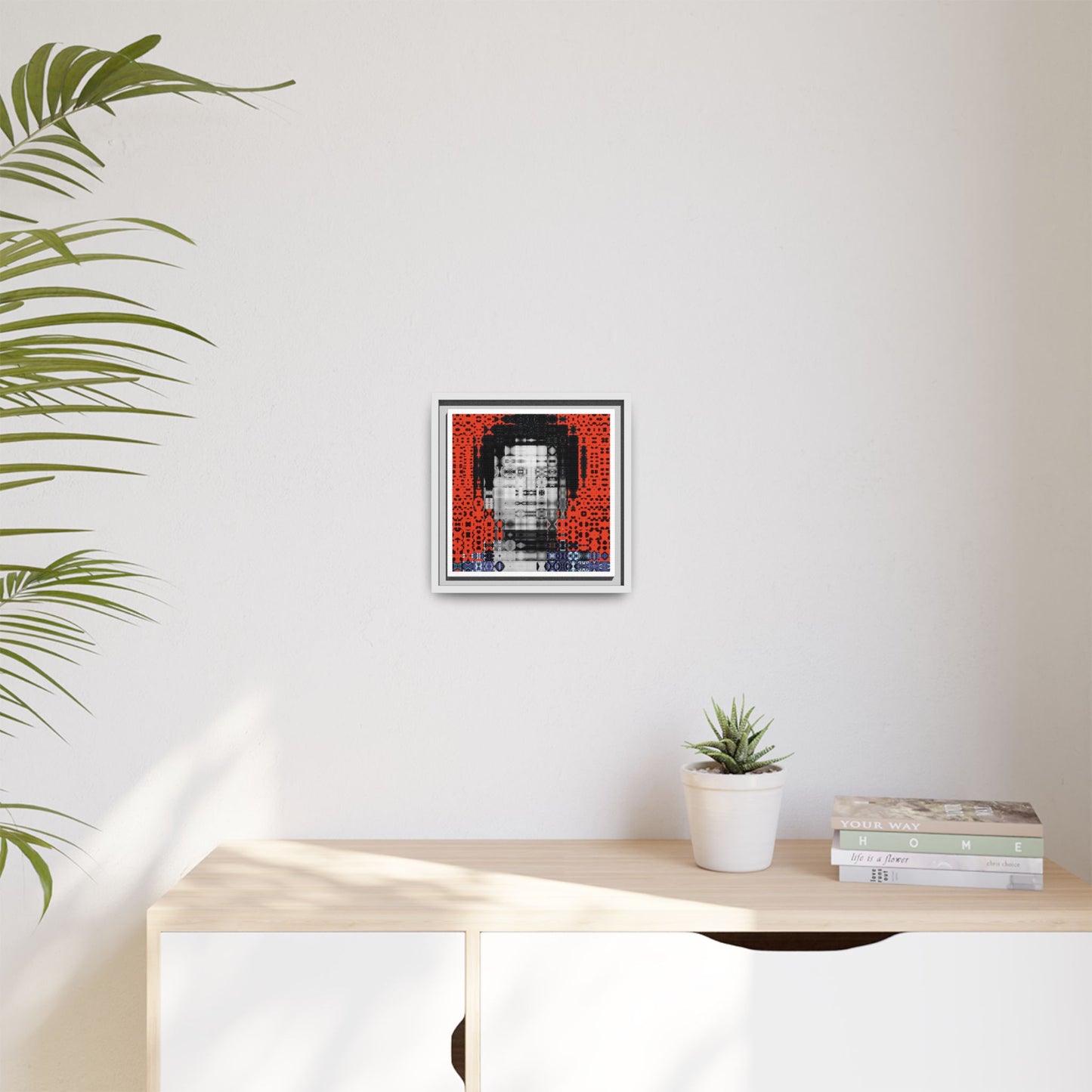 Iconic Foundational Feminist icon Audre Lorde Abstract Portrait Collage Art — Matte Canvas, Framed (Multi-color options)
