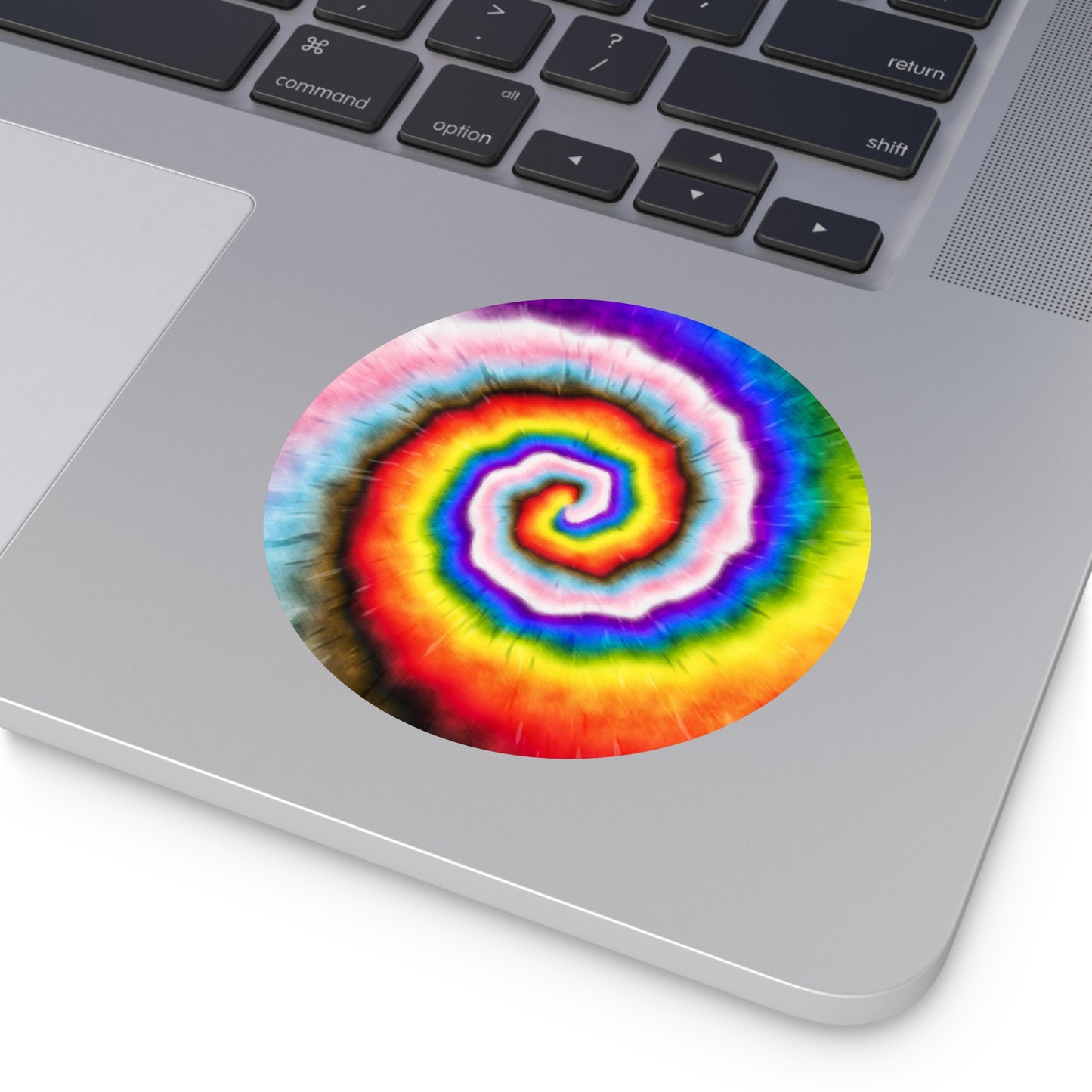 Progress Pride Tie-Dye Vinyl Sticker