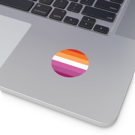 Lesbian Pride Flag Vinyl Sticker