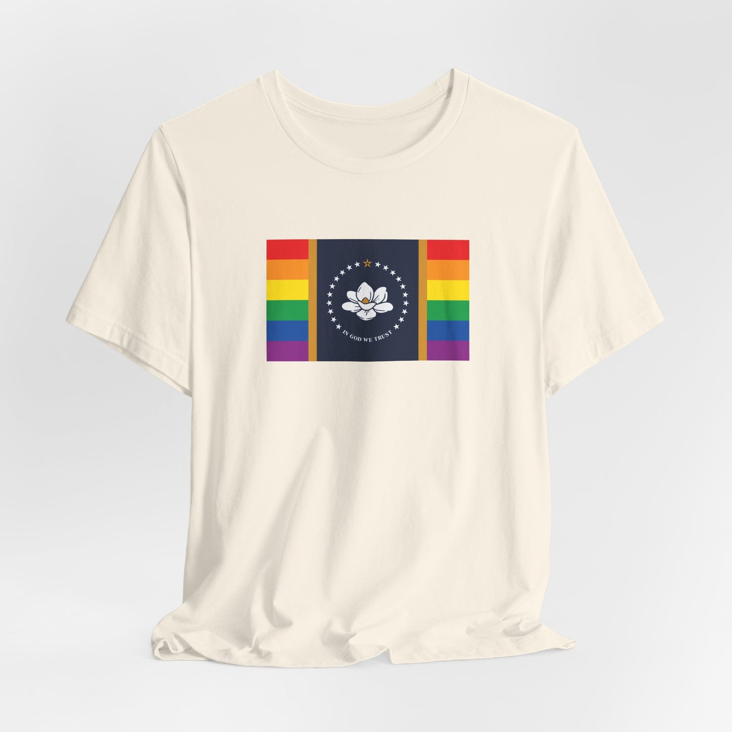 Mississippi Rainbow Pride Flag T-shirt, Several Color Options