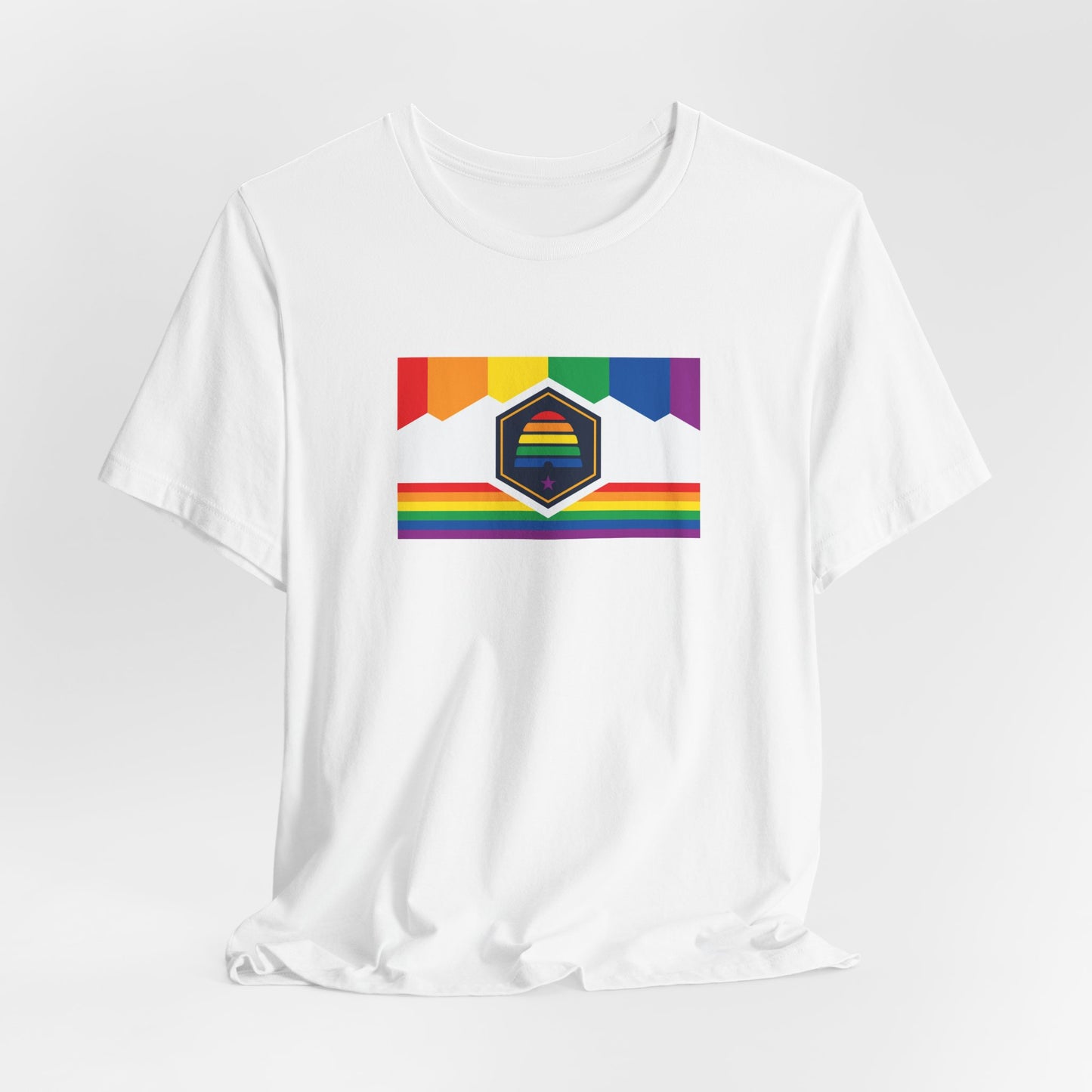 Utah Rainbow Pride Flag T-shirt, Several Color Options