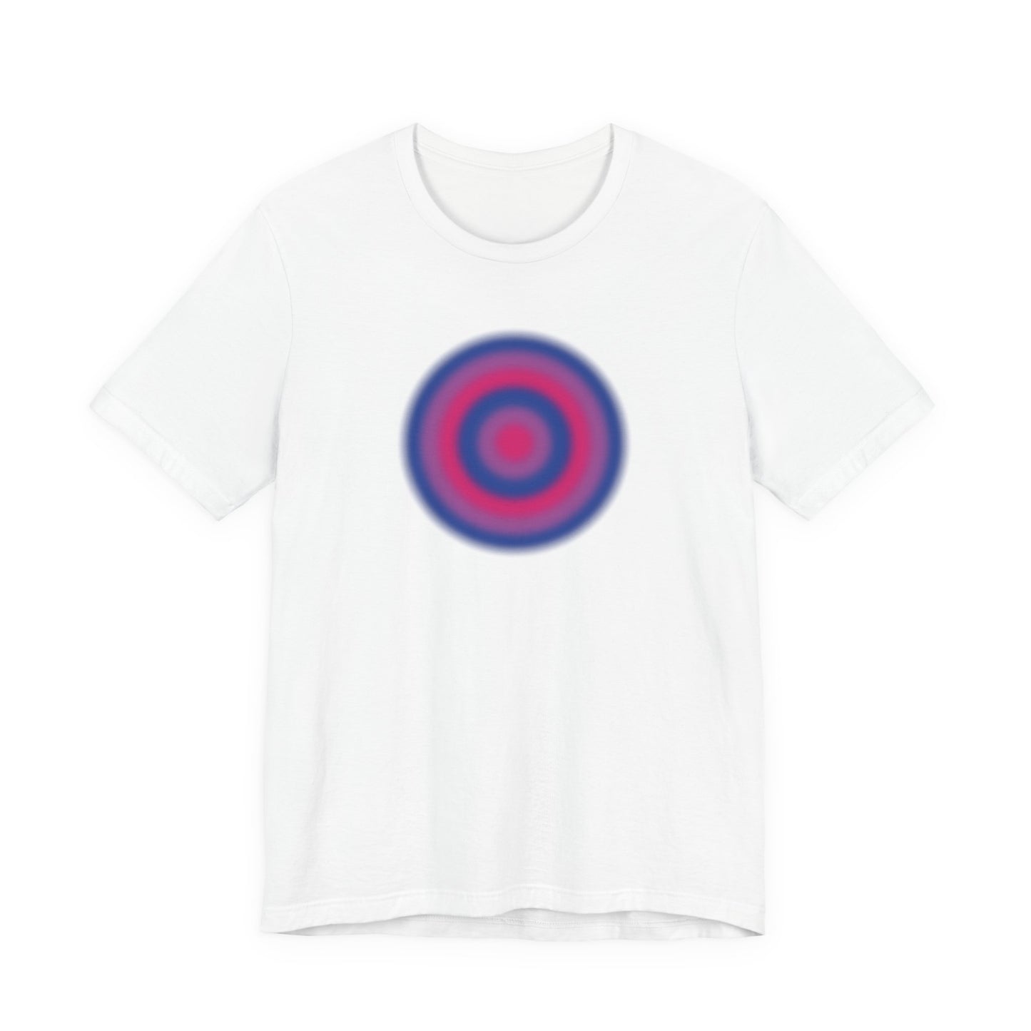 Bisexual Pride Gradient Orb T-Shirt — Bi Pride Flag Short Sleeve Tee
