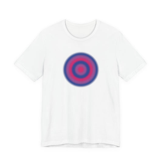 Bisexual Pride Gradient Orb T-Shirt — Bi Pride Flag Short Sleeve Tee