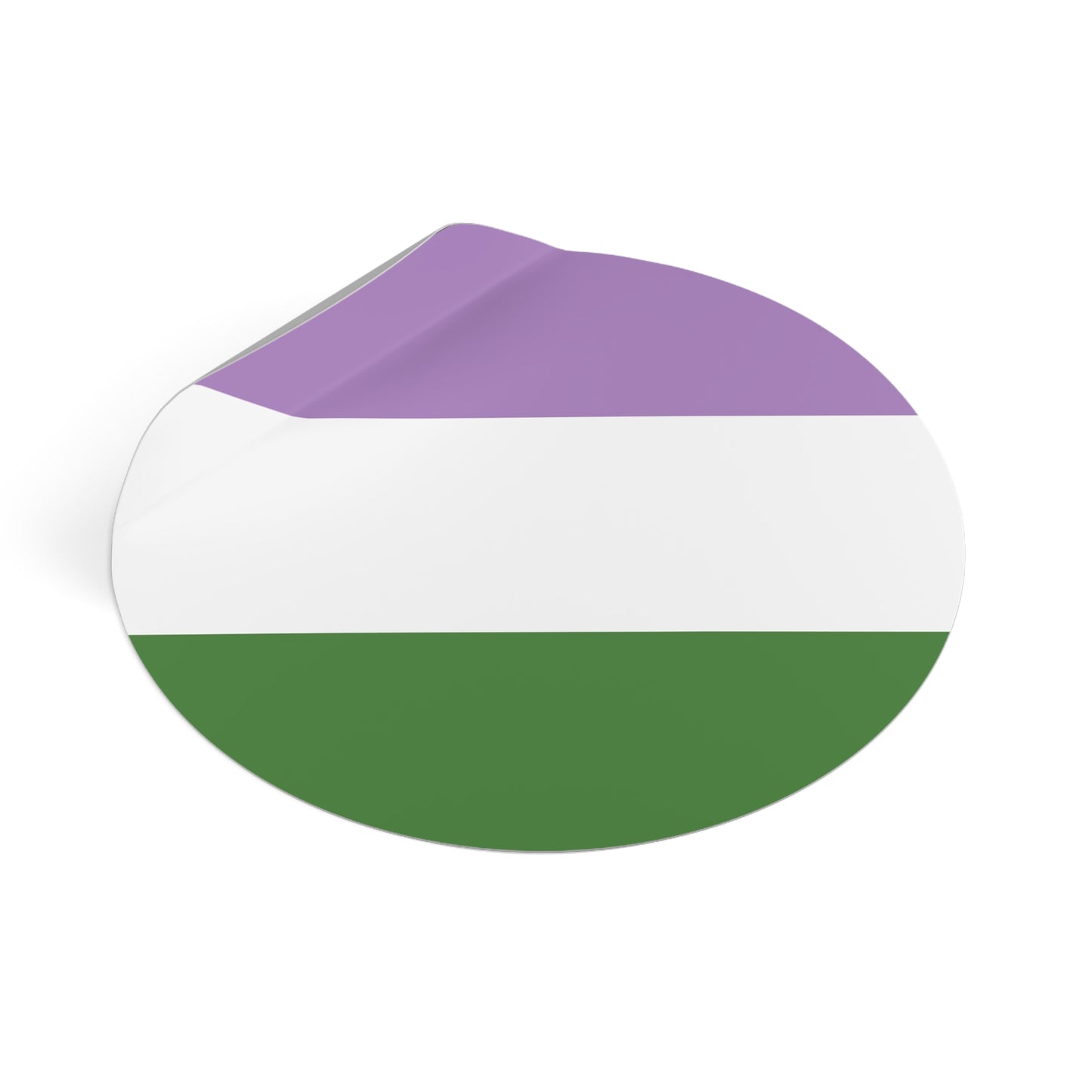 Genderqueer Pride Flag Vinyl Sticker