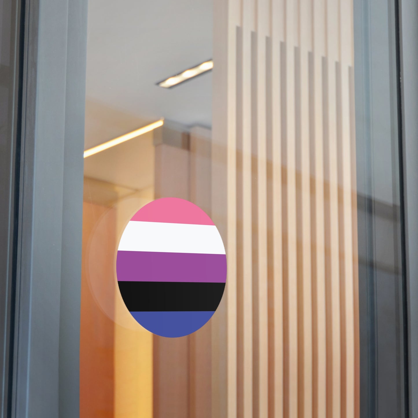 Genderfluid Pride Flag Vinyl Sticker