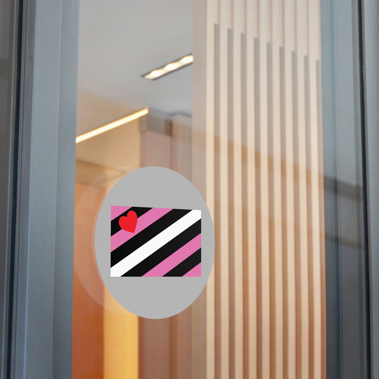 Leather Girl Pride Flag Vinyl Sticker