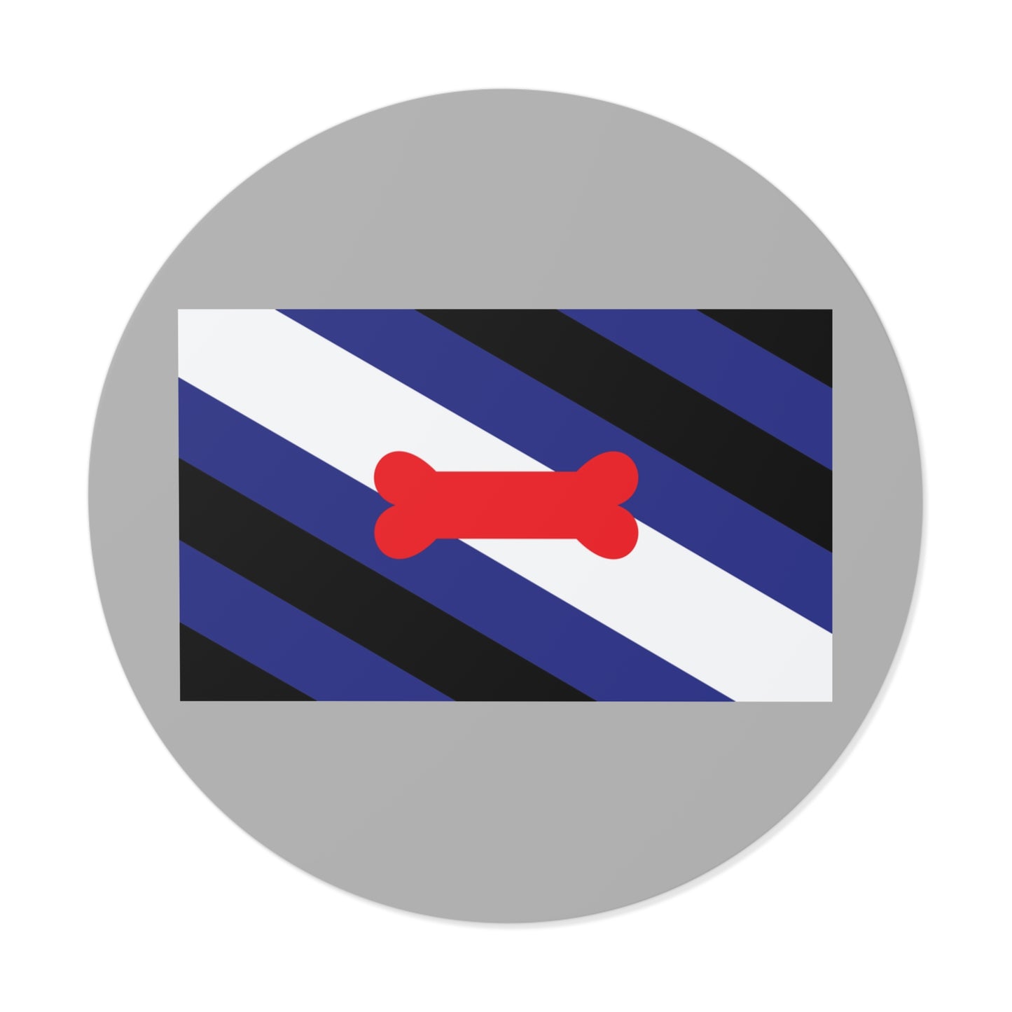 Puppy Pride Flag Vinyl Sticker