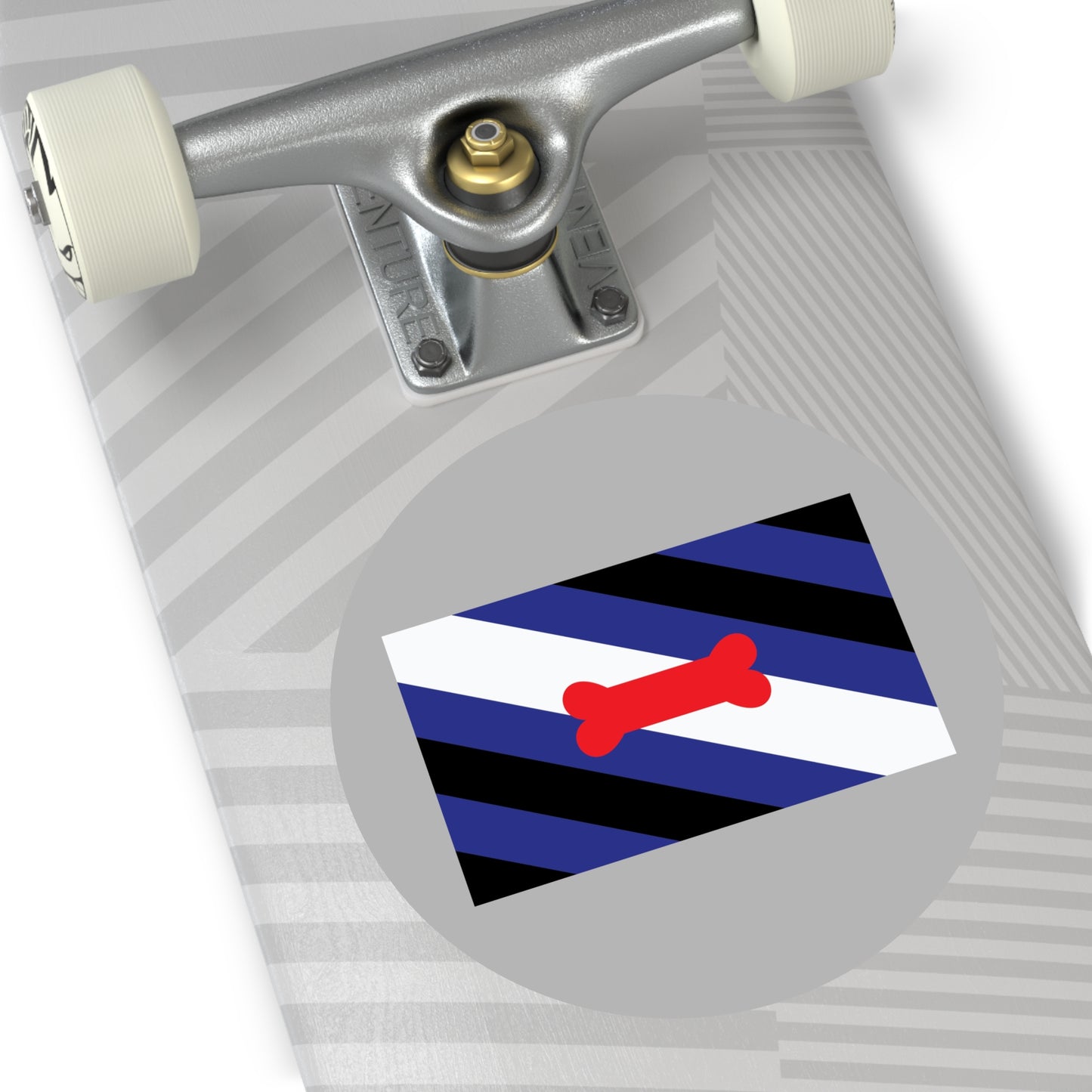 Puppy Pride Flag Vinyl Sticker
