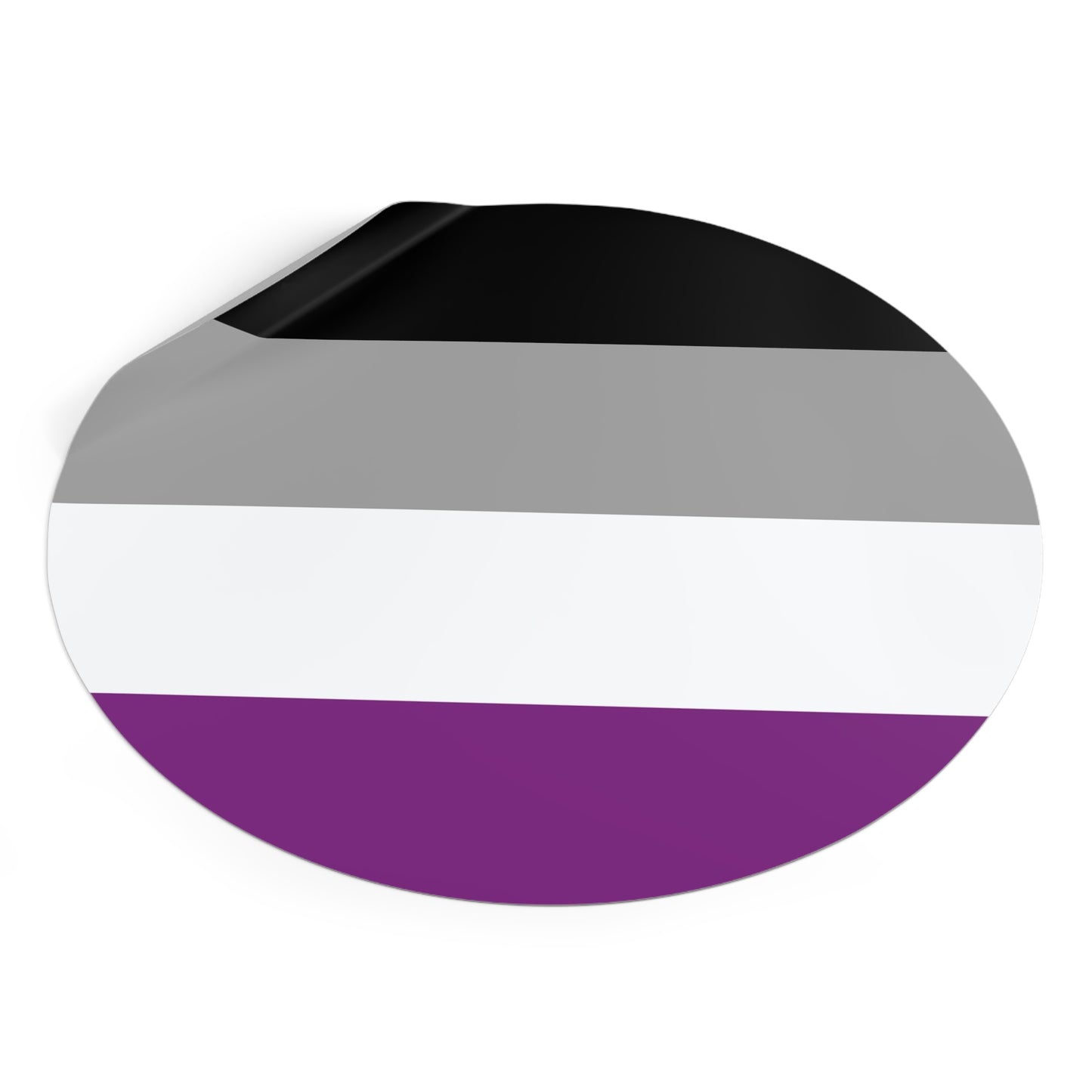 Asexual Pride Flag Vinyl Sticker