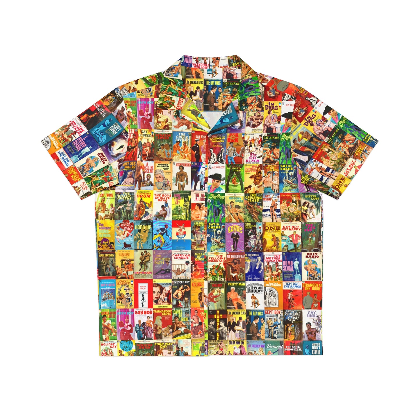 Mid-Century Gay Pulp Fiction Hawaiian Style Shirt