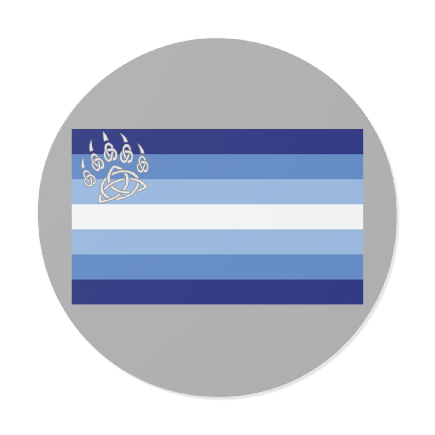 Bear Pride Flag Dublin Vinyl Sticker