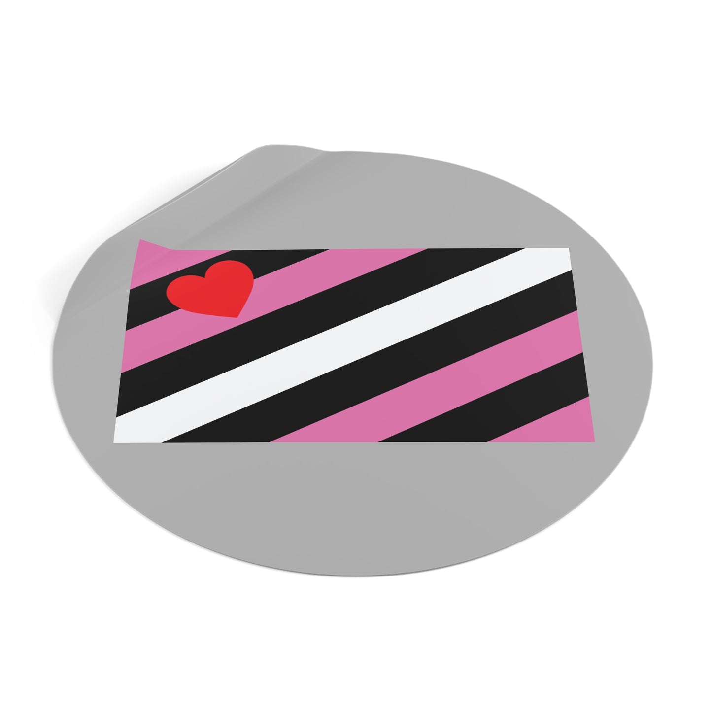 Leather Girl Pride Flag Vinyl Sticker