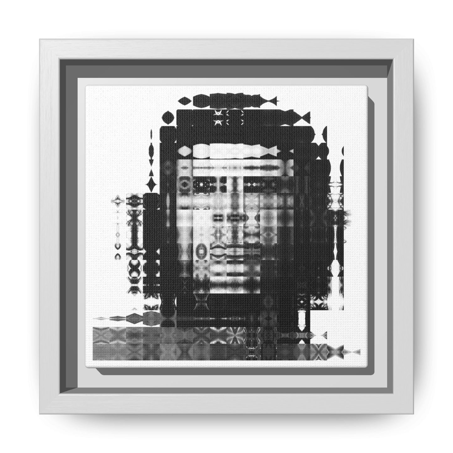 Iconic Revolutionary Che Guevera Abstract Portrait Collage Art — Matte Canvas, Framed (Multi-color options)