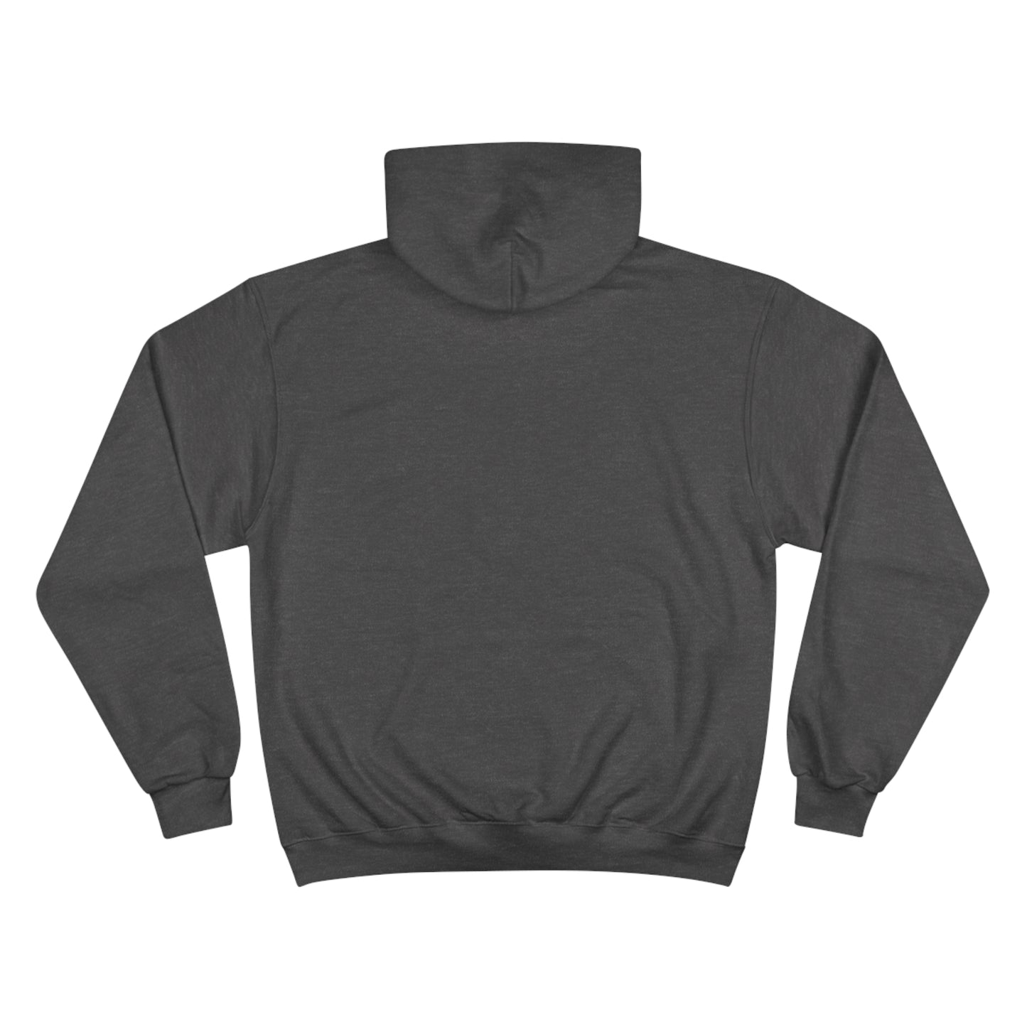 International Pansexual Sex Symbol Champion Hoodie - Black and Charcoal Heather with White Deco