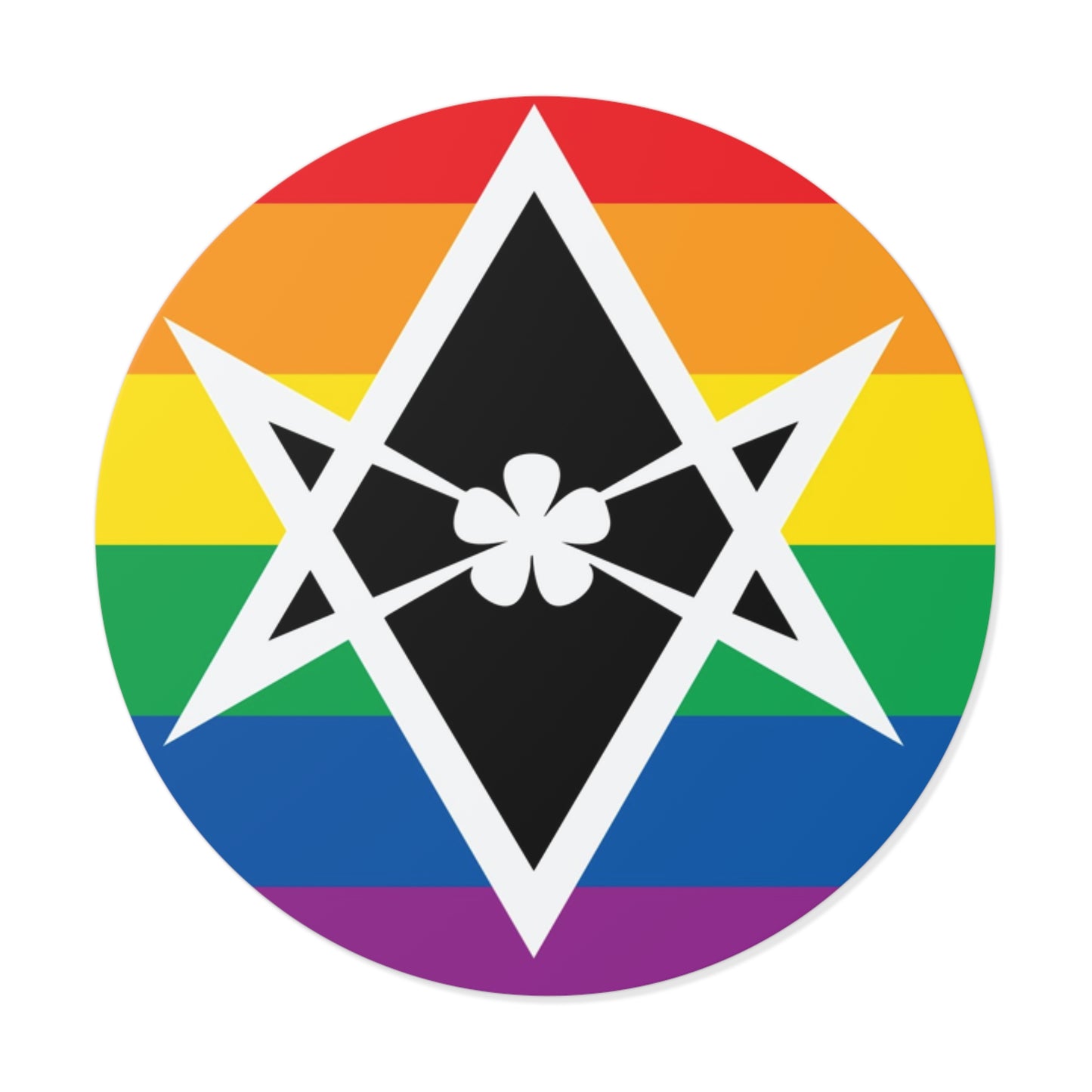 Thelema Queer Pride Flag Vinyl Sticker